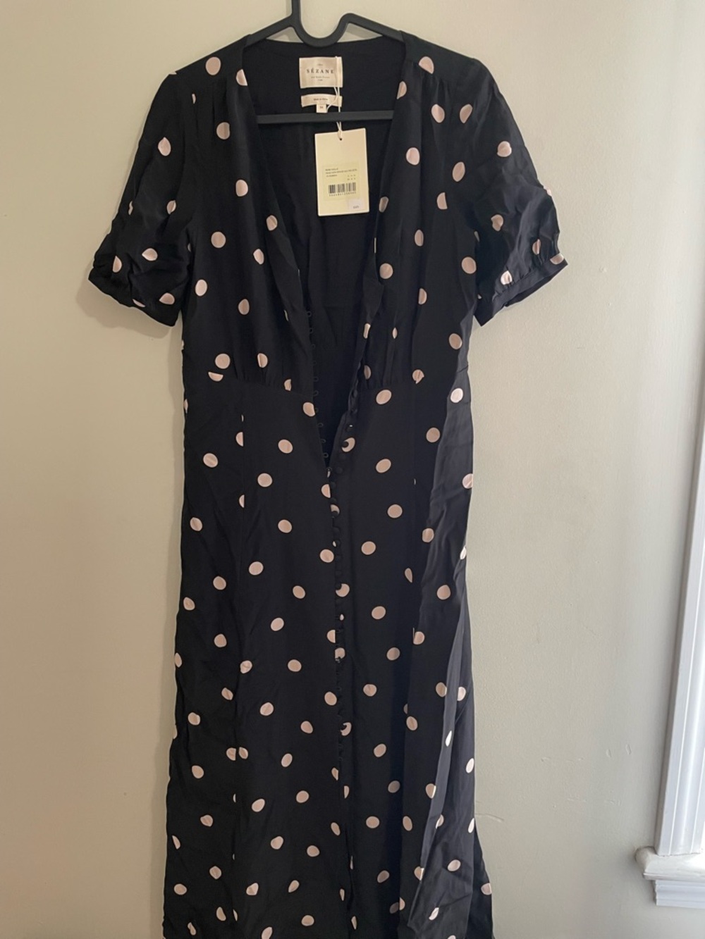 Sezane Sollie Silk Dress